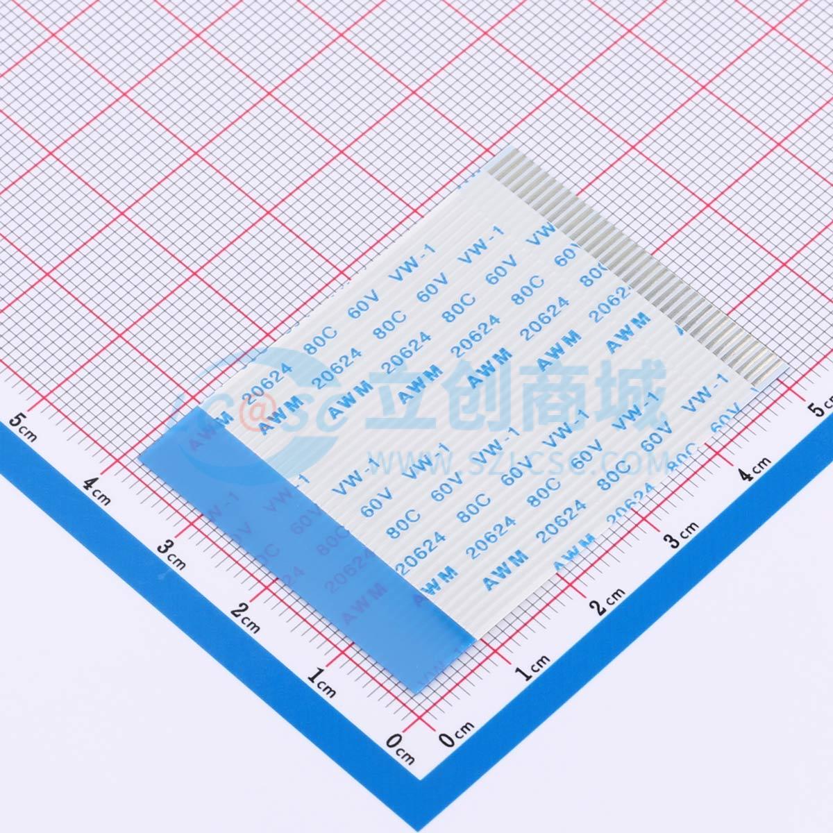 点击查看大图 FFC-1.0-36P-50mm-B实物图