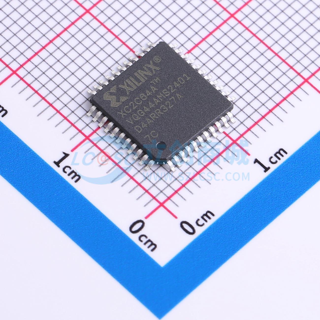 XC2C64A-7VQG44C实物图