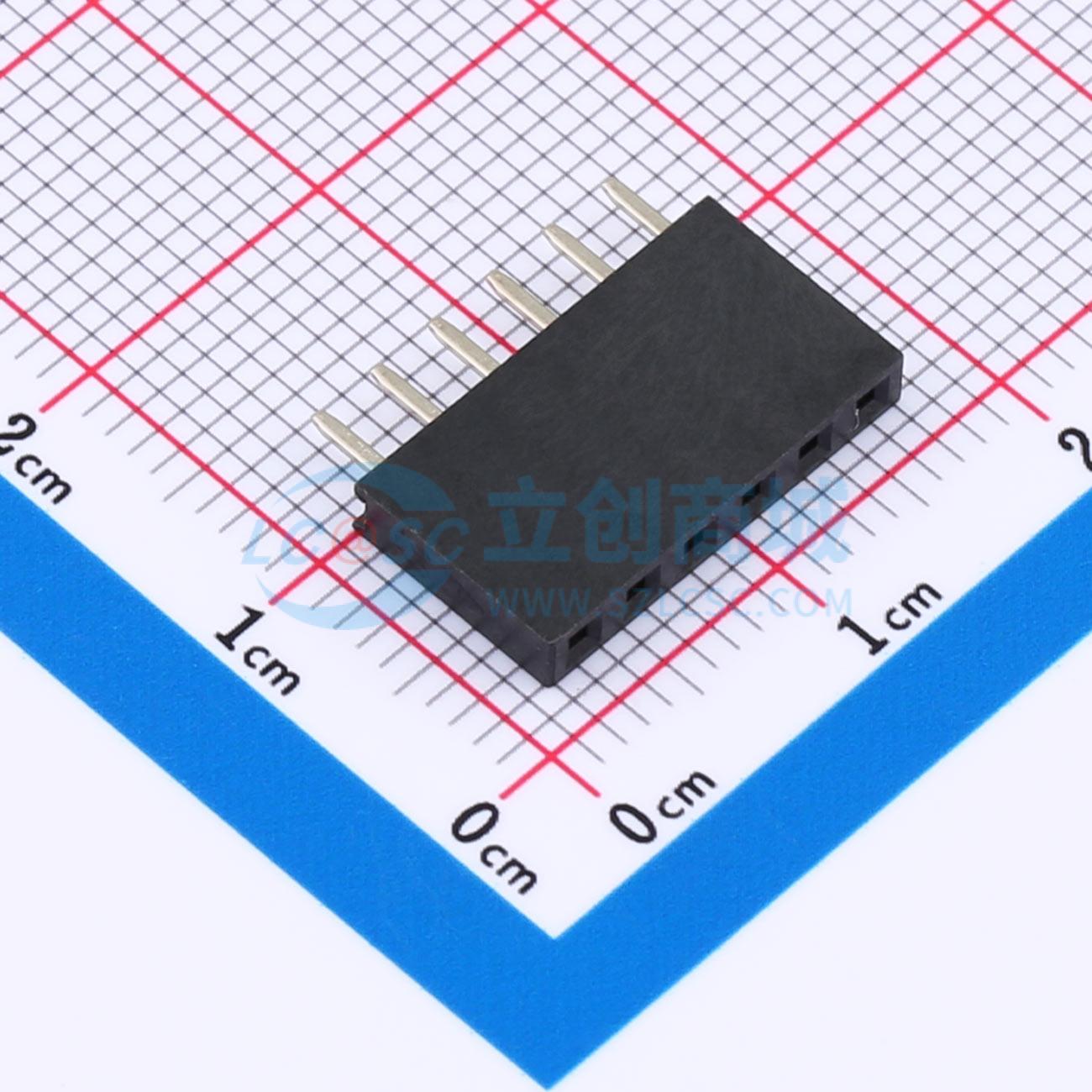 点击查看大图 PM2.54-1X6PM-H85实物图