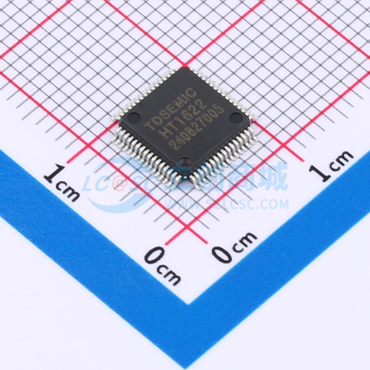点击查看大图 HT1622-LQFP64(7*7)-TD实物图