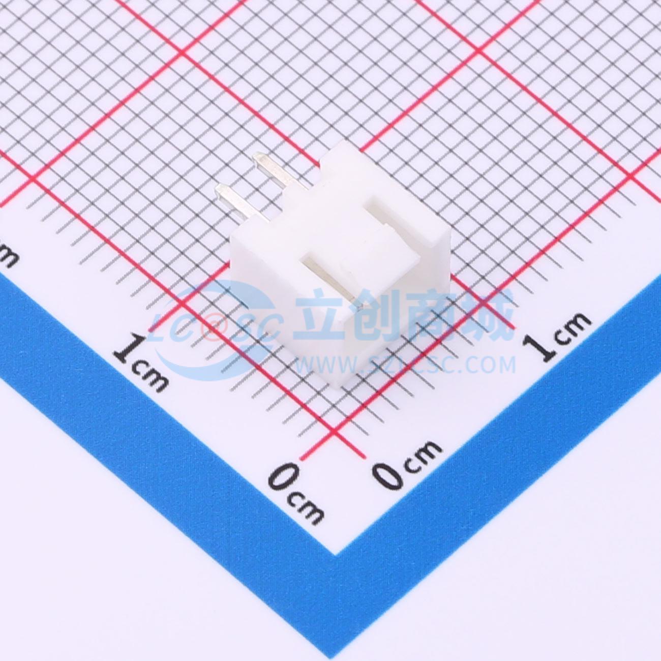 点击查看大图 WAFER-XHB2.54-2PZZ-W实物图