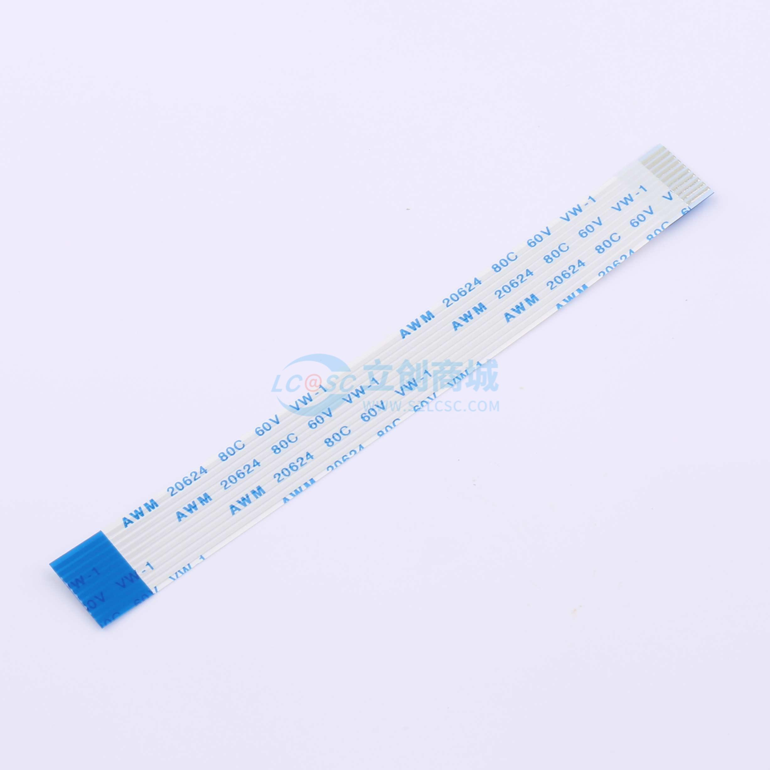 点击查看大图 FFC-1.0-10P-100mm-B实物图