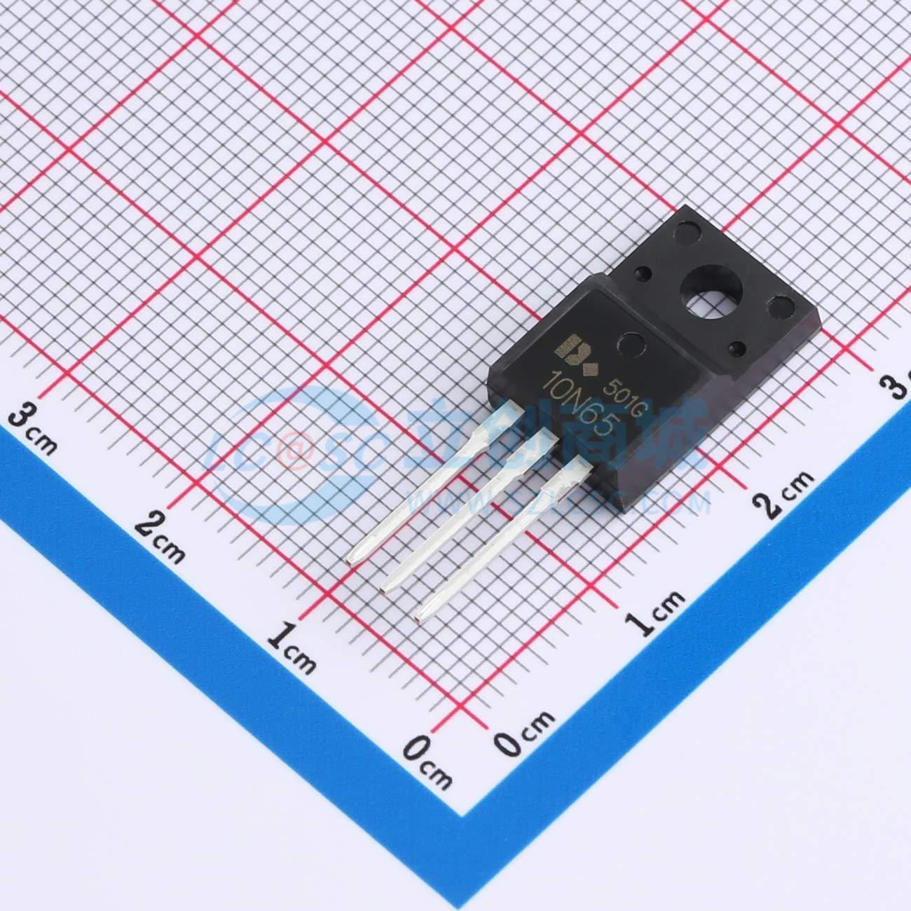 点击查看大图 DOPF10N65实物图