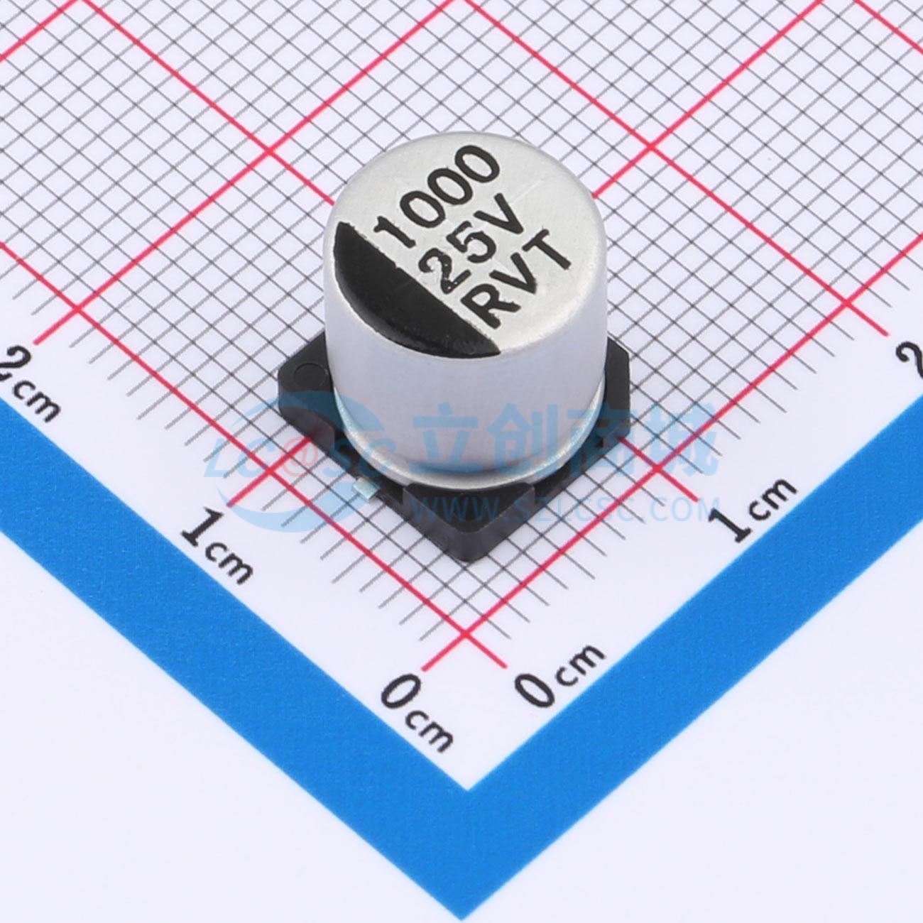 点击查看大图 RVT1E102M1010实物图