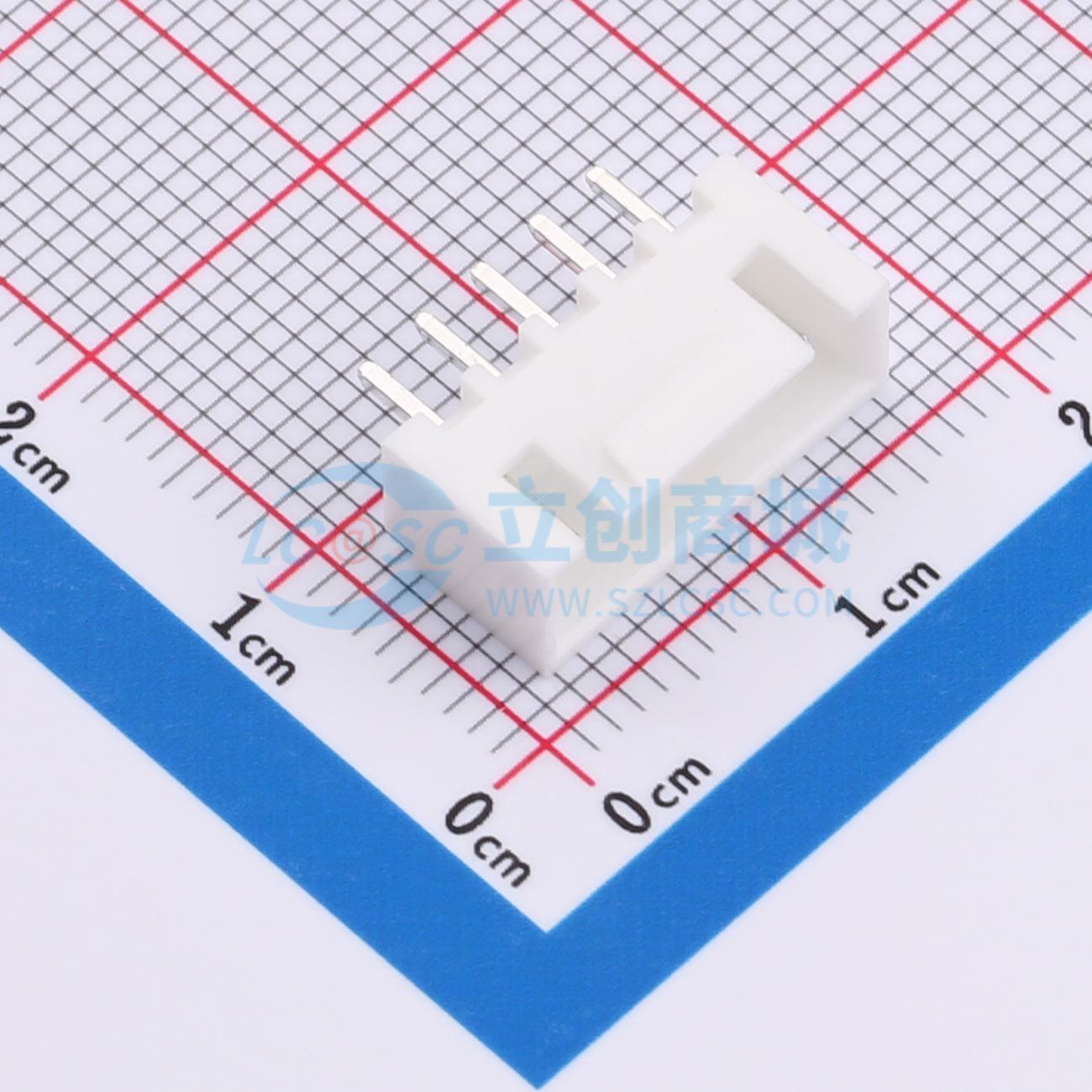 点击查看大图 WAFER-XHB2.54-5PZZ-W实物图