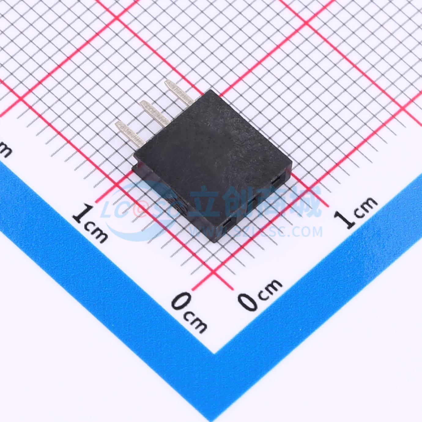 点击查看大图 PM2.54-1X3P-H85实物图