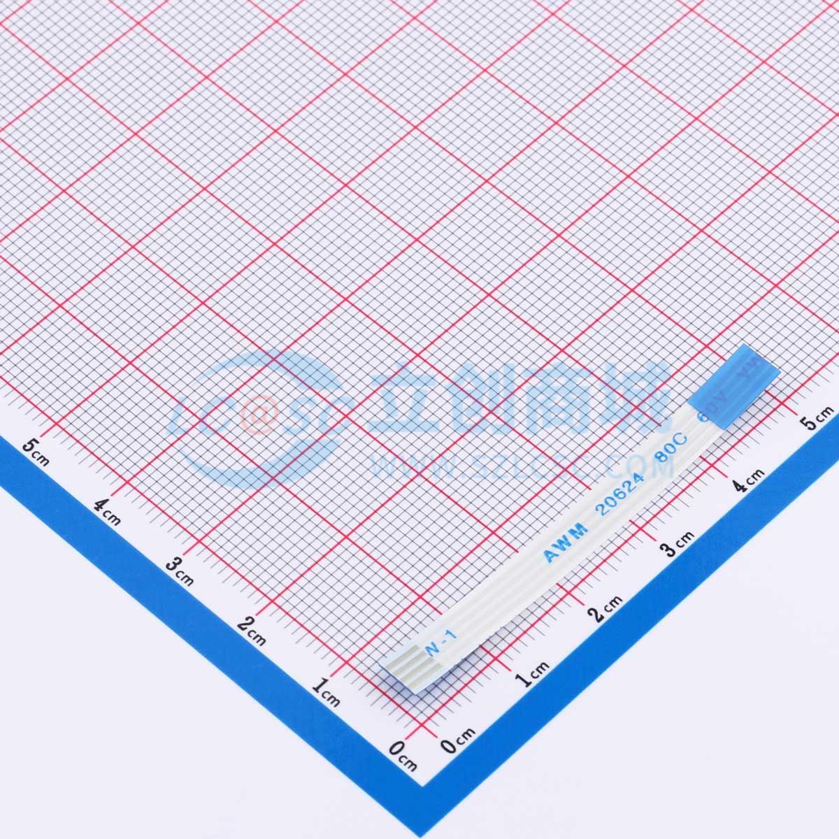 点击查看大图 FFC-1.0-4P-50mm-B实物图