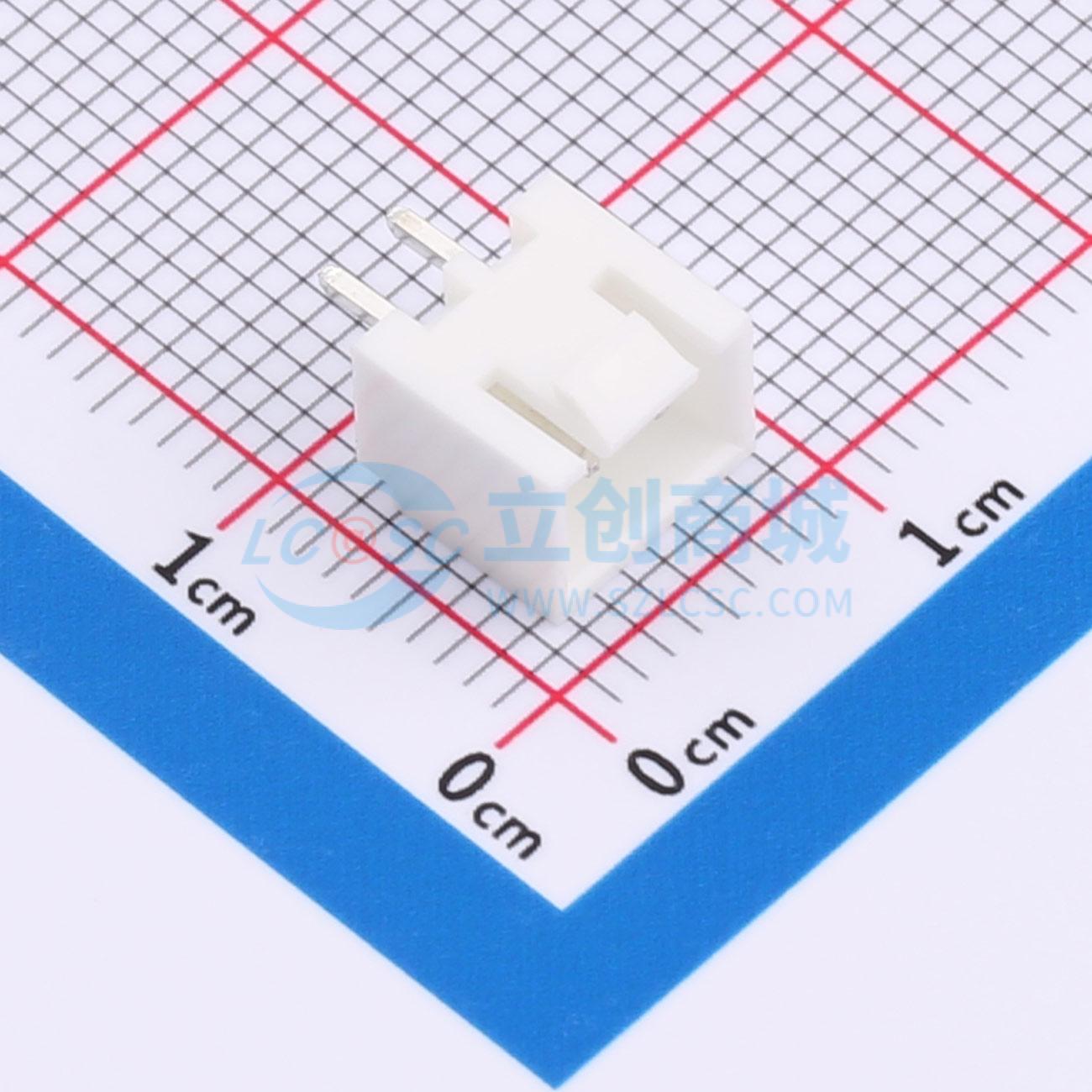 点击查看大图 WAFER-XHB2.54-2PZZ-W实物图