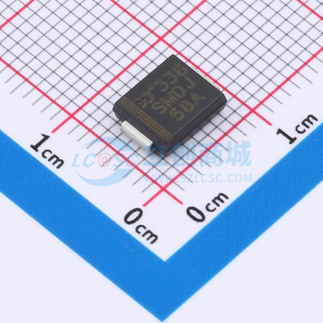 点击查看大图 SMDJ58AQ实物图