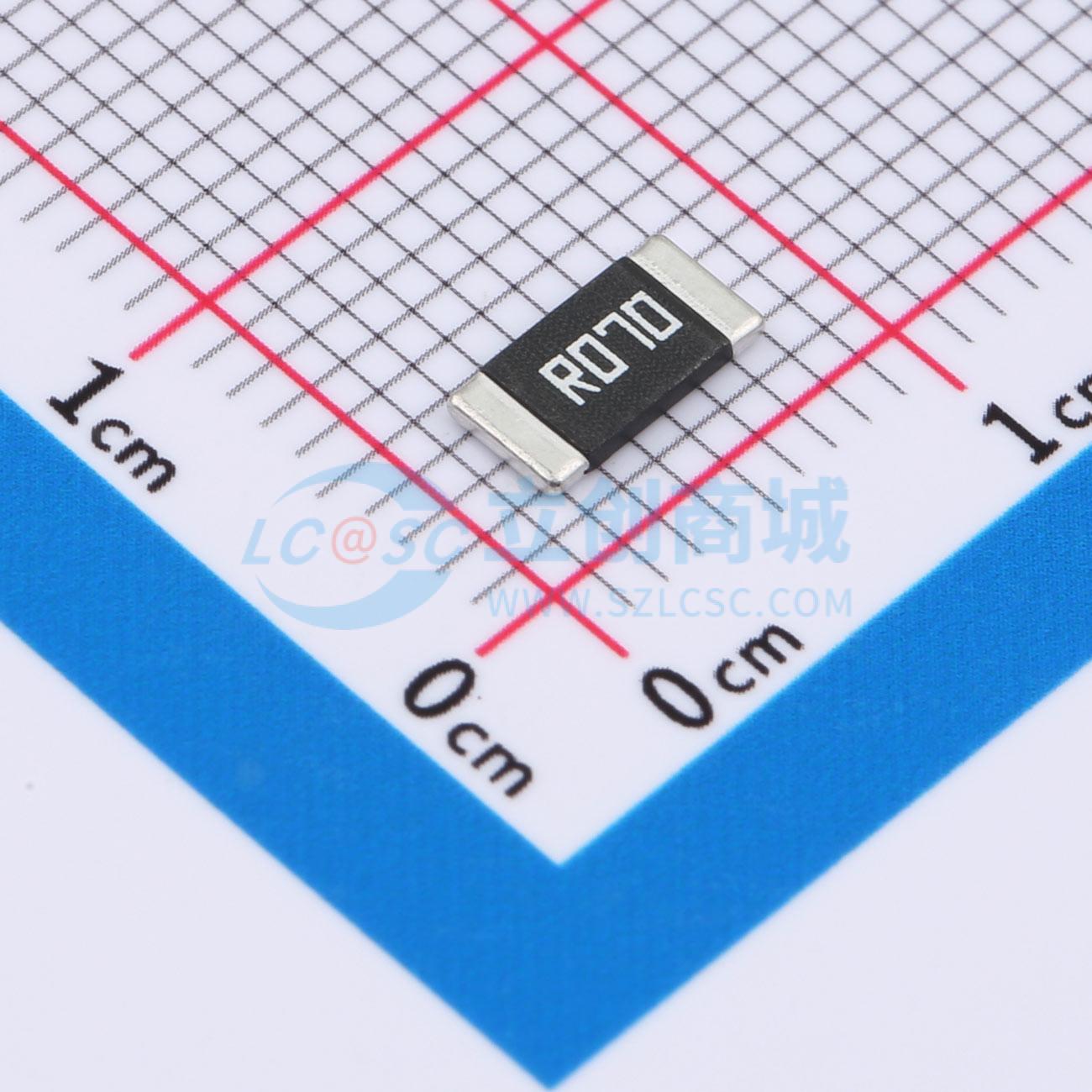 点击查看大图 YHR2512SE2WR070F4实物图