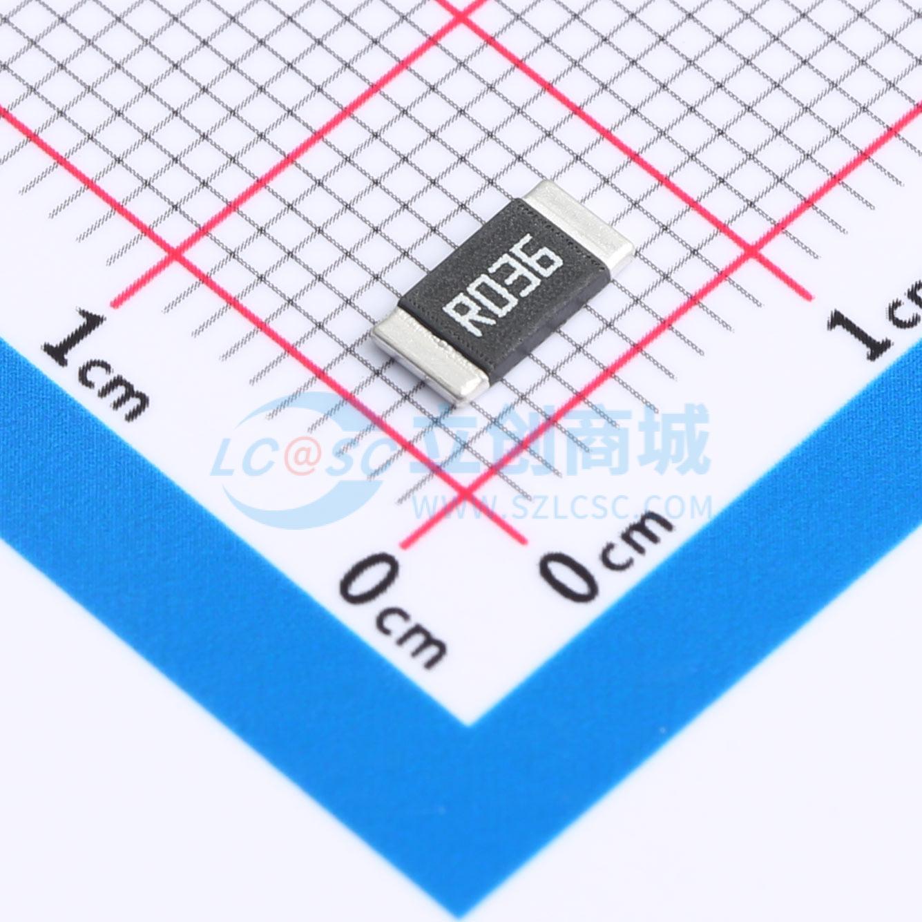 点击查看大图 YHR2512SE2WR036F4实物图