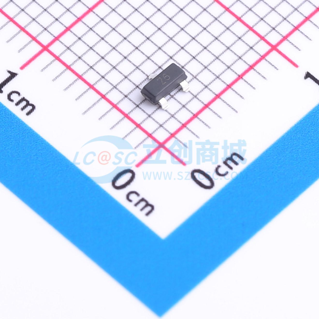 点击查看大图 BZX84C7V5实物图