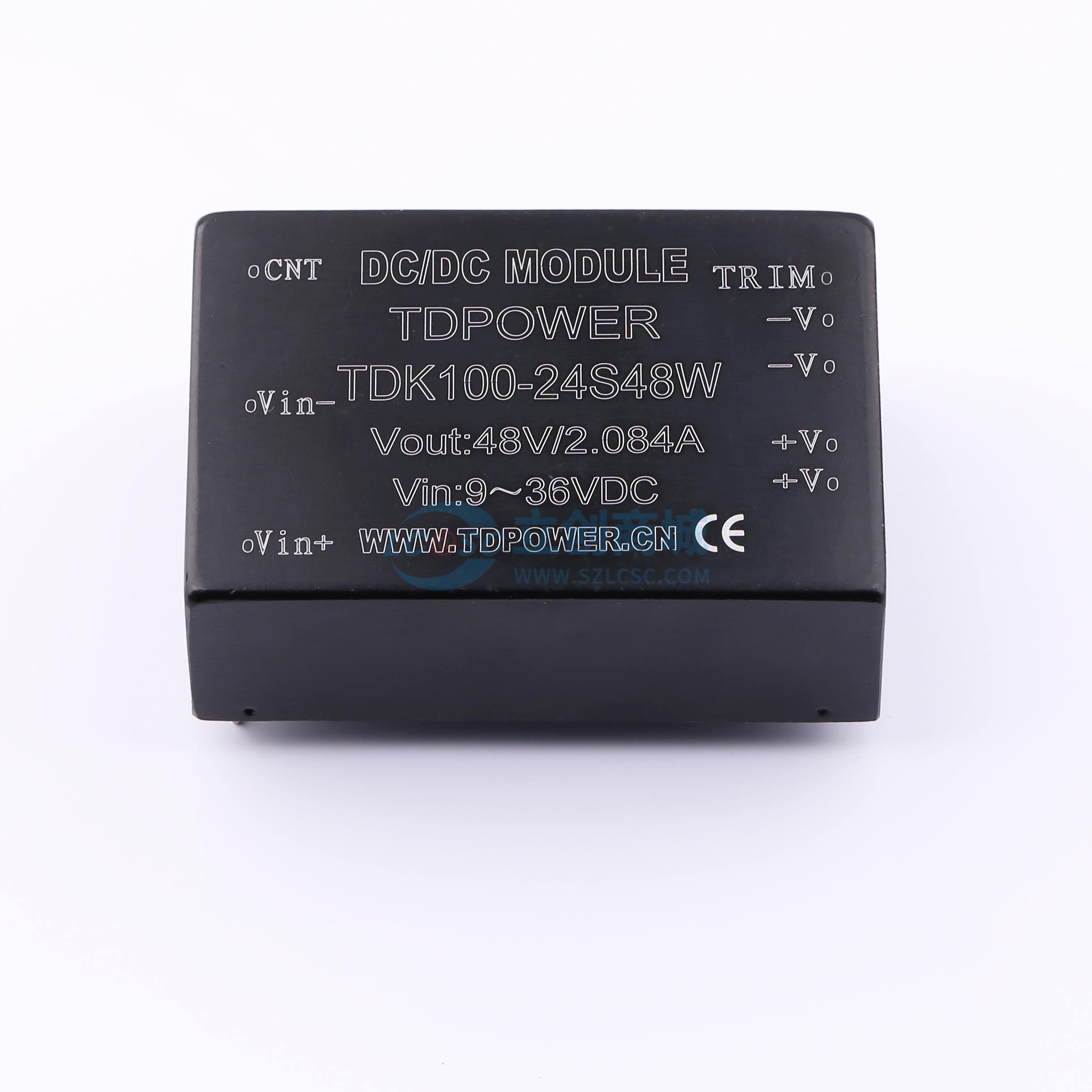 点击查看大图 TDK100-24S48W实物图