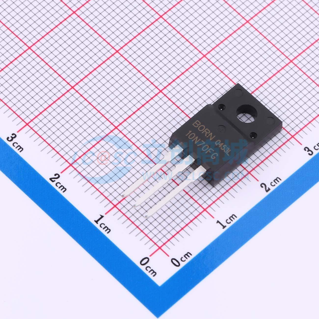 点击查看大图 BMF10N70G实物图