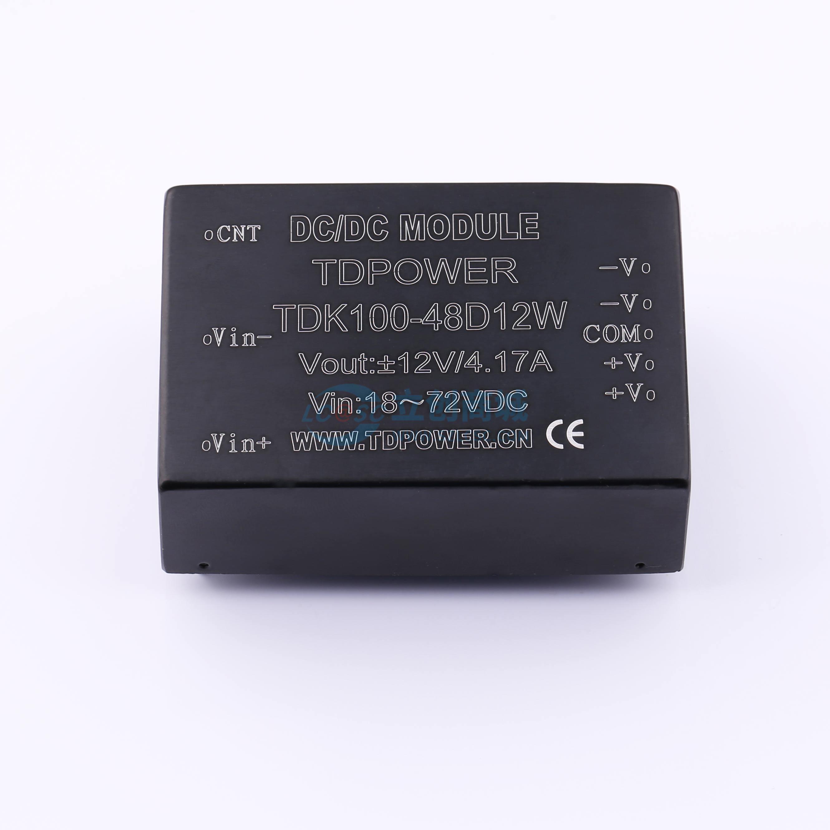 点击查看大图 TDK100-48D12W实物图