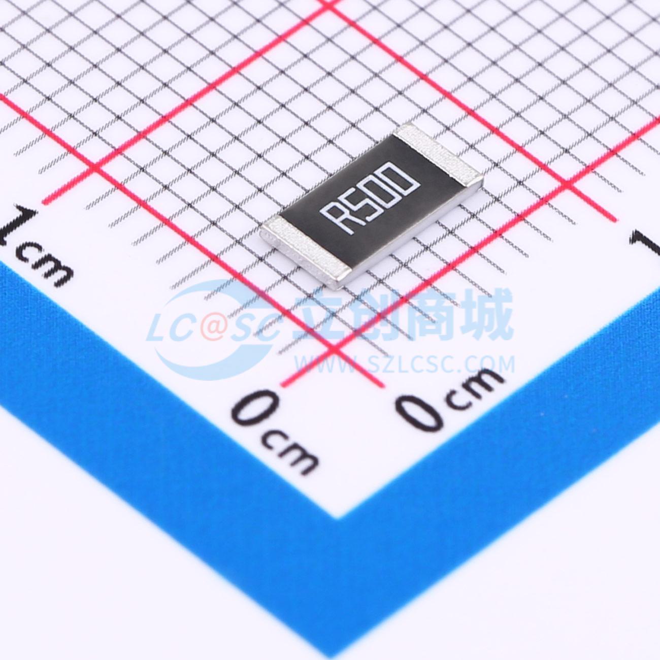 点击查看大图 MFCR2512FR500Q9R实物图
