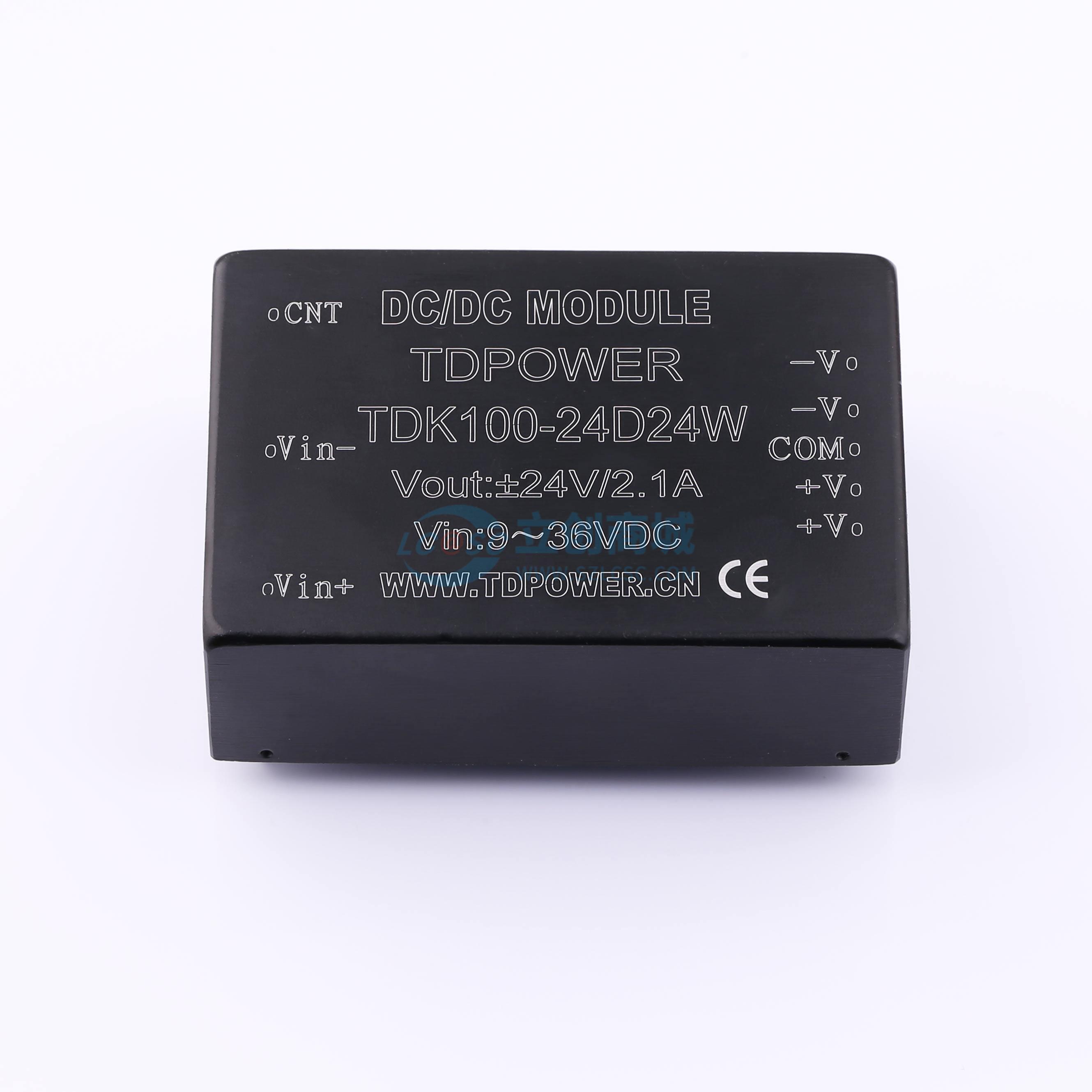 点击查看大图 TDK100-24D24W实物图