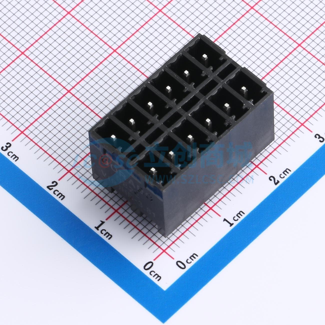 点击查看大图 DB2EVHB-3.81-2*6P-BK实物图