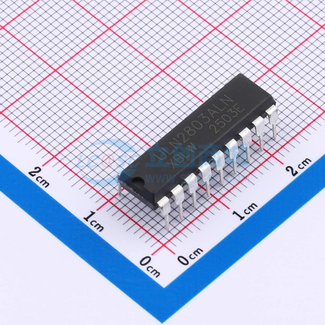 点击查看大图 ULN2803ALN(XBLW)实物图