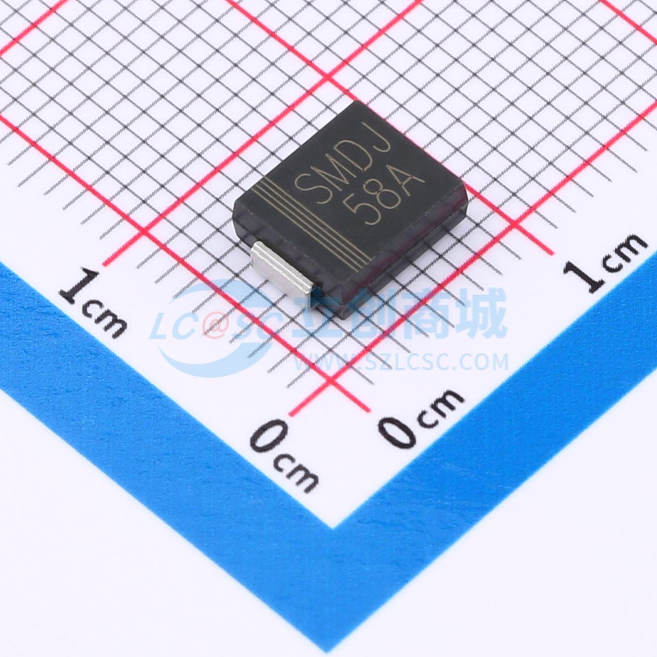 点击查看大图 SMDJ58A实物图