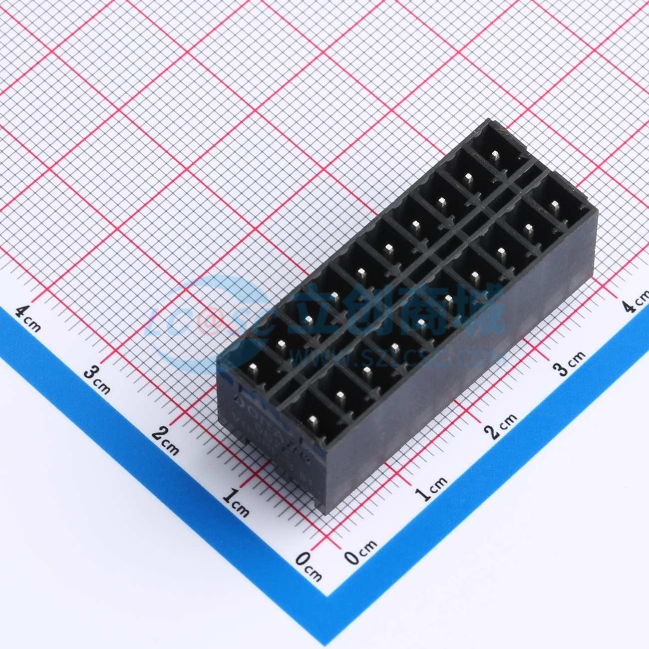 点击查看大图 DB2EVHB-3.81-2*10P-BK实物图