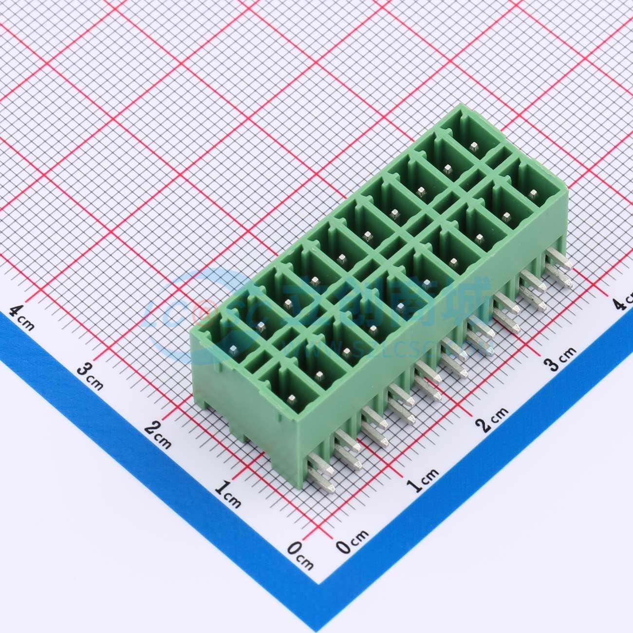 DB2ERHB-3.81-2*10P-GN实物图