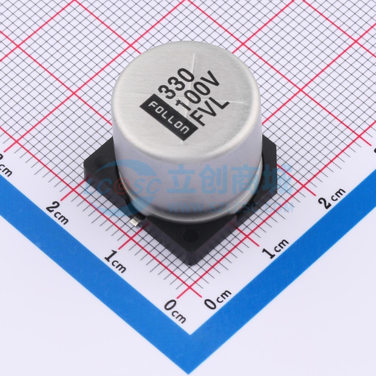 点击查看大图 EFVL100ADA331M18H0实物图