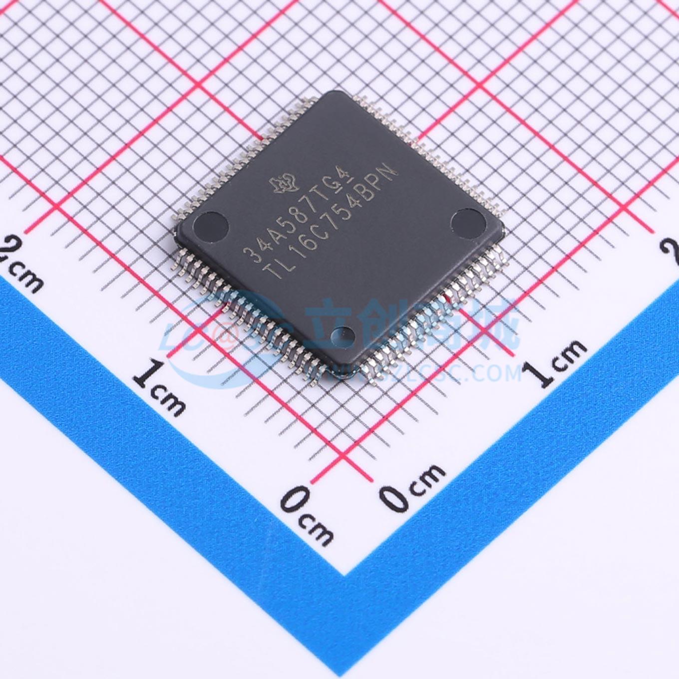 点击查看大图 TL16C754BPNR实物图