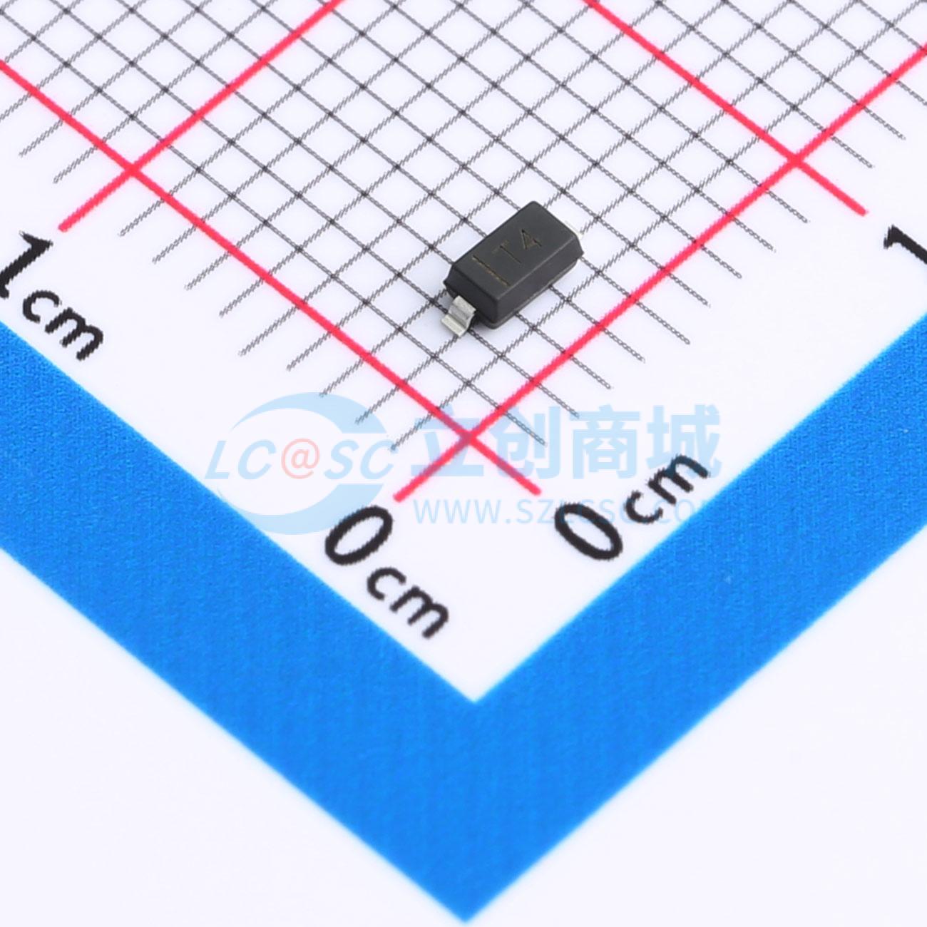 点击查看大图 1N4148WQ-7-F-CN实物图