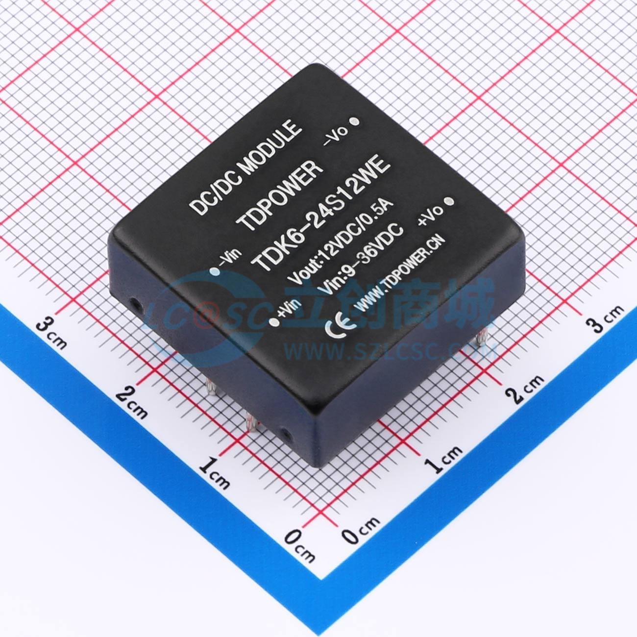 点击查看大图 TDK6-24S12WE实物图