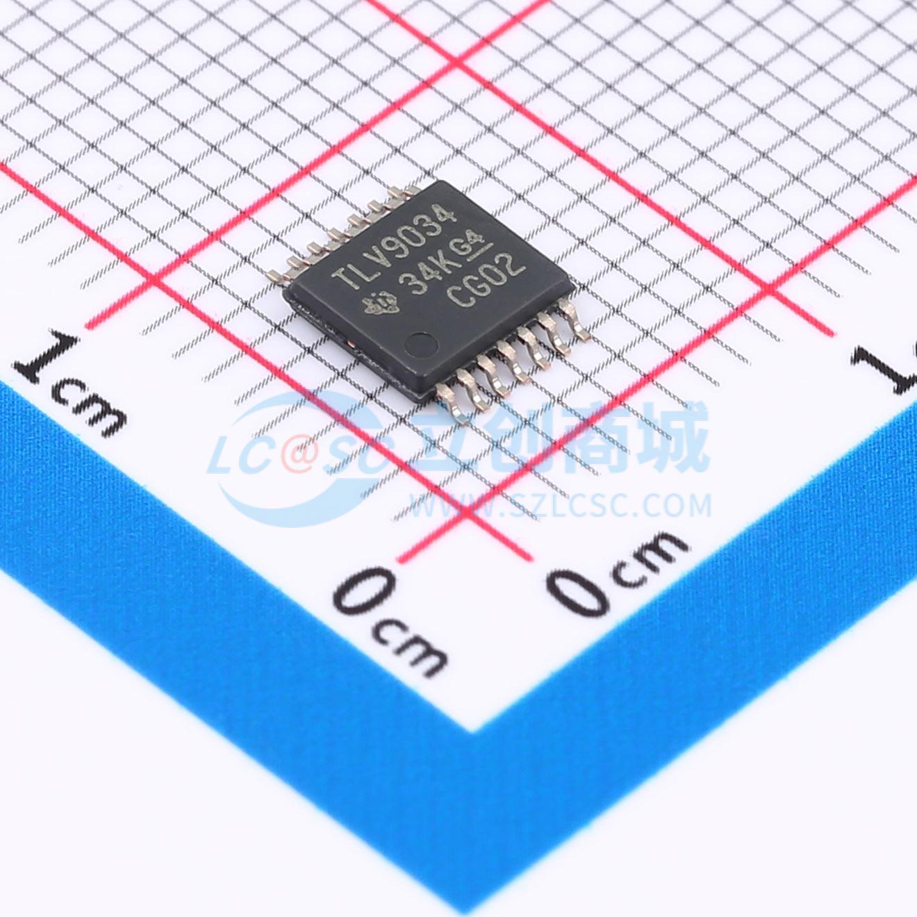 点击查看大图 TLV9034PWR实物图