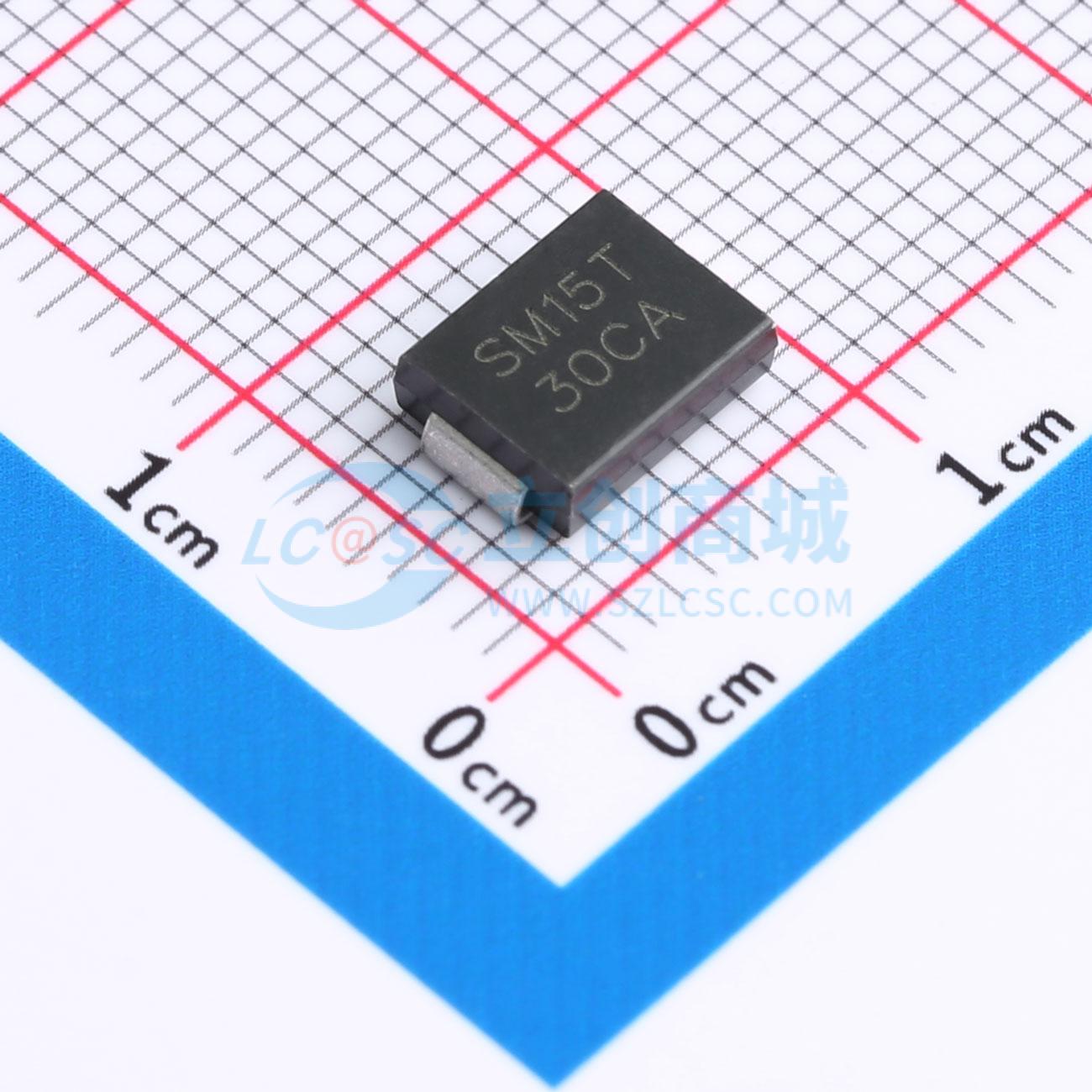 点击查看大图 SM15T30CA-MS实物图