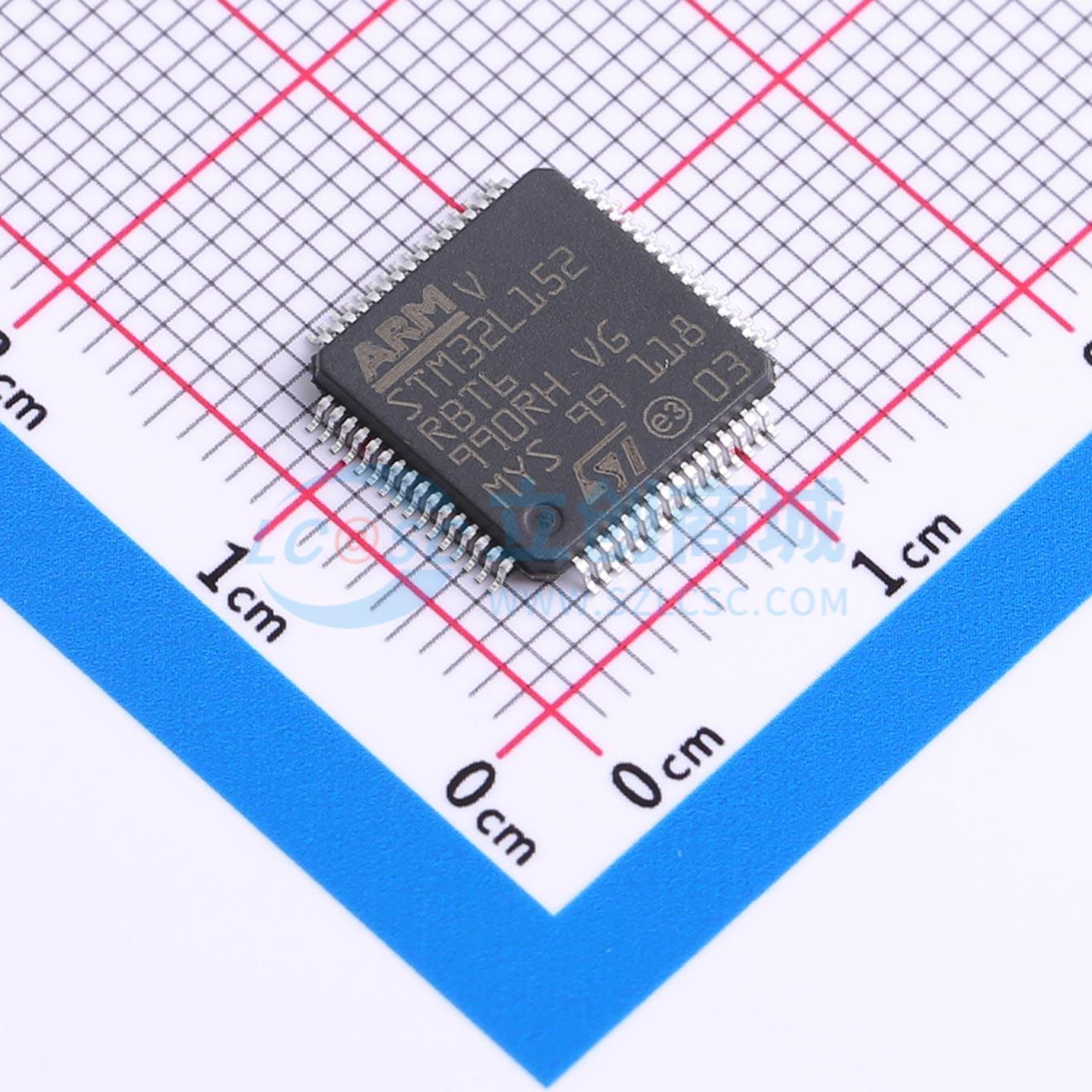 点击查看大图 STM32L152RBT6实物图