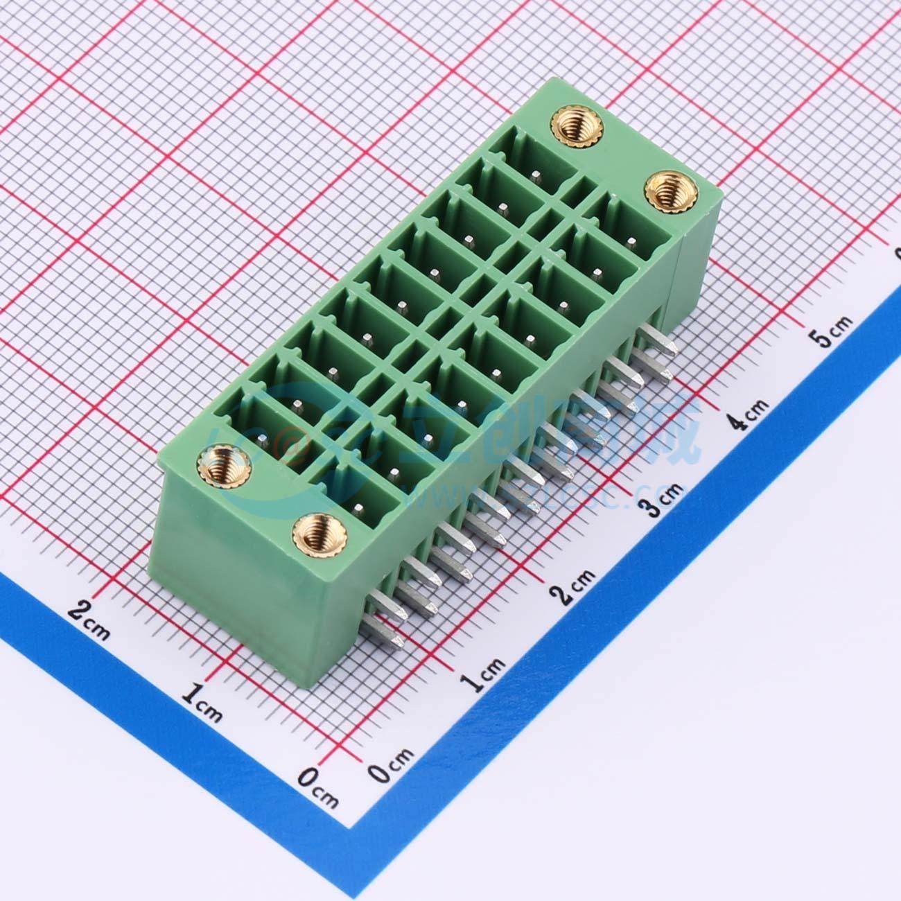DB2ERHBM-3.81-2*9P-GN实物图