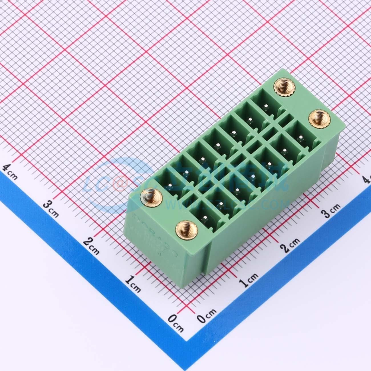 点击查看大图 DB2EVHBM-3.81-2*7P-GN实物图