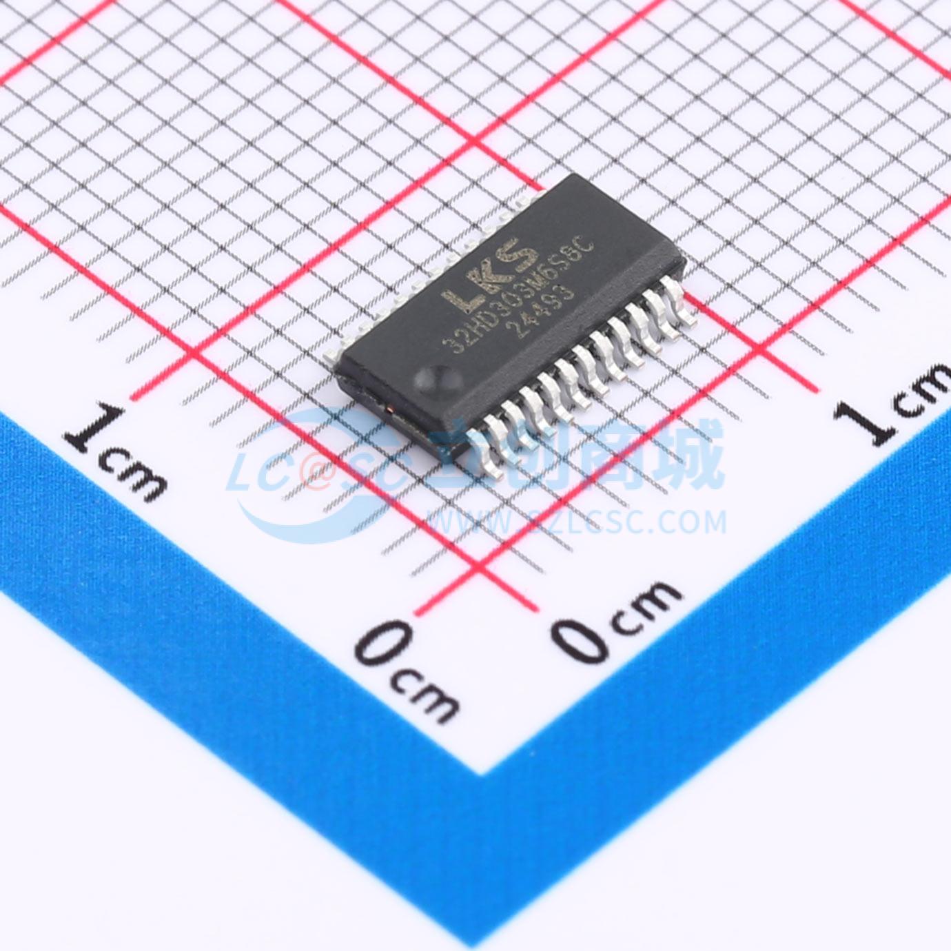 点击查看大图 LKS32HD303M6S8C实物图