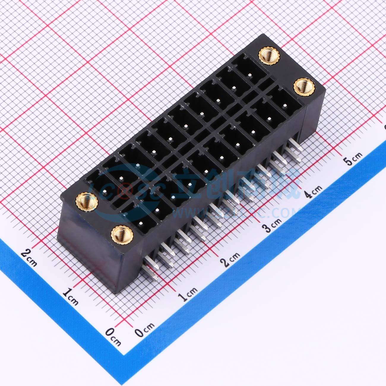 点击查看大图 DB2ERHBM-3.81-2*10P-BK实物图
