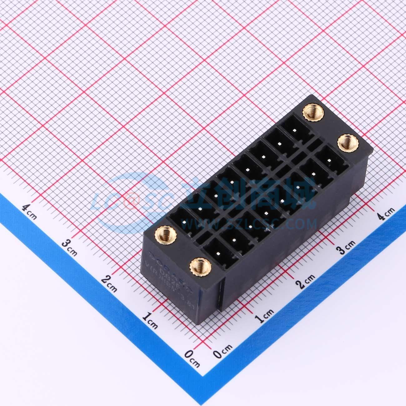 点击查看大图 DB2EVHBM-3.81-2*8P-BK实物图