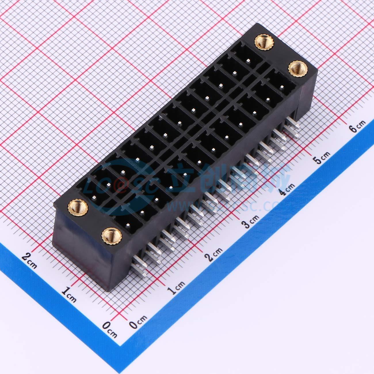 点击查看大图 DB2ERHBM-3.81-2*12P-BK实物图