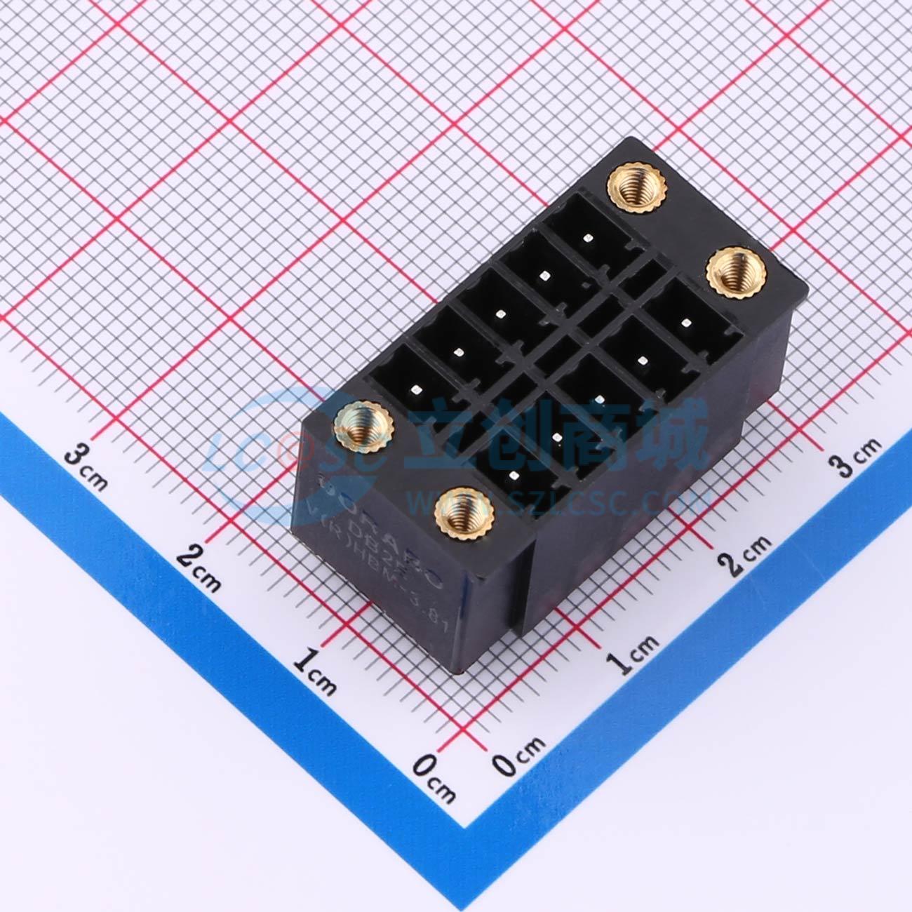 点击查看大图 DB2EVHBM-3.81-2*5P-BK实物图
