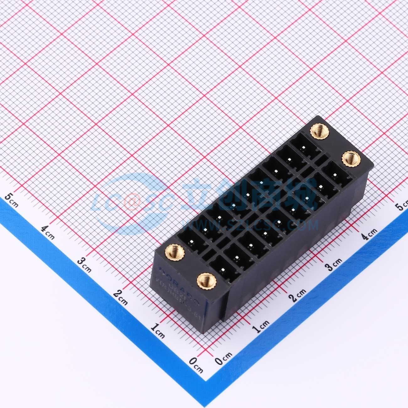 点击查看大图 DB2EVHBM-3.81-2*9P-BK实物图