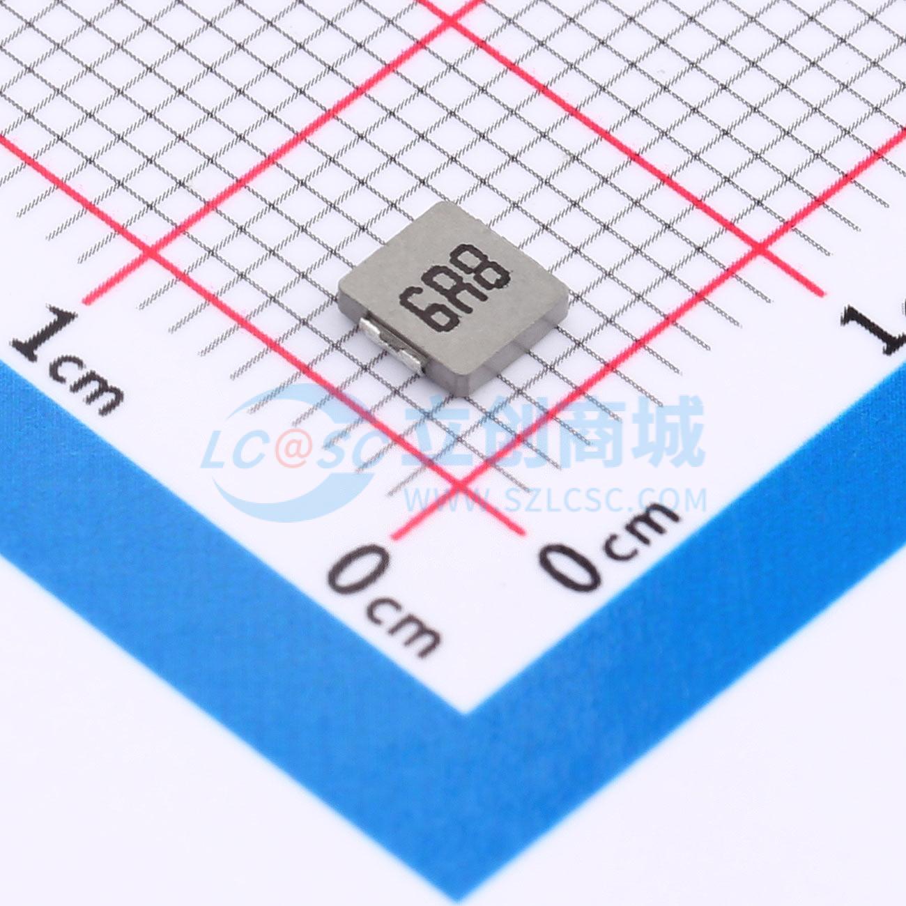 点击查看大图 YSPI0410S-6R8M实物图