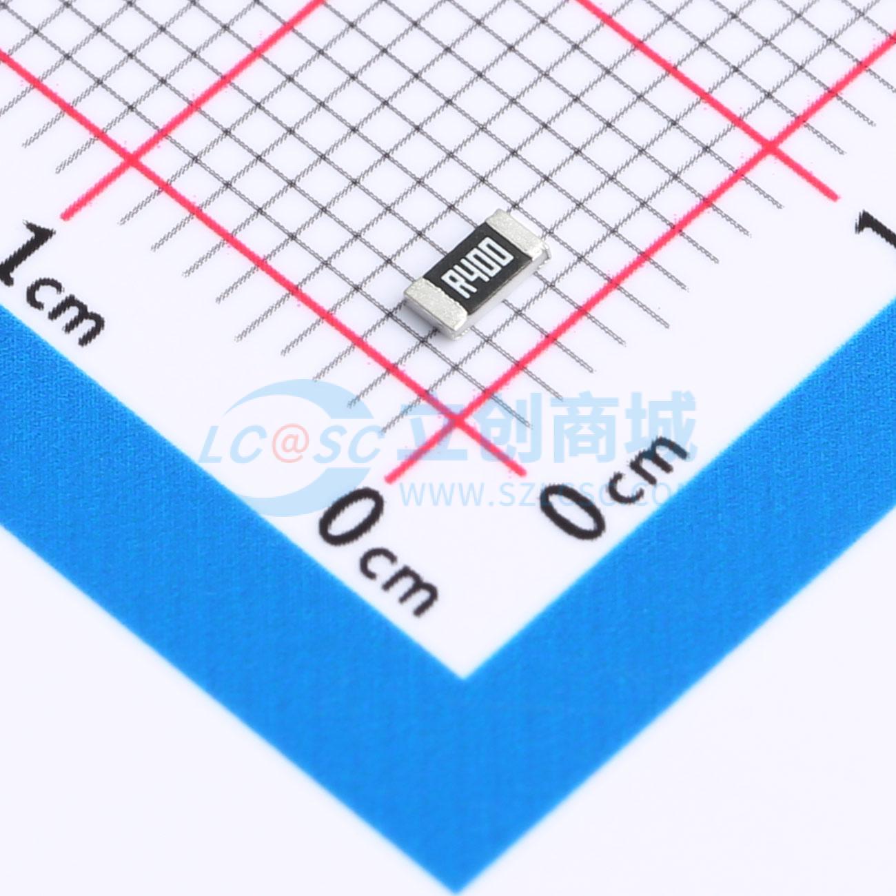 点击查看大图 HoJLRH1206-1W-400mR-1%实物图