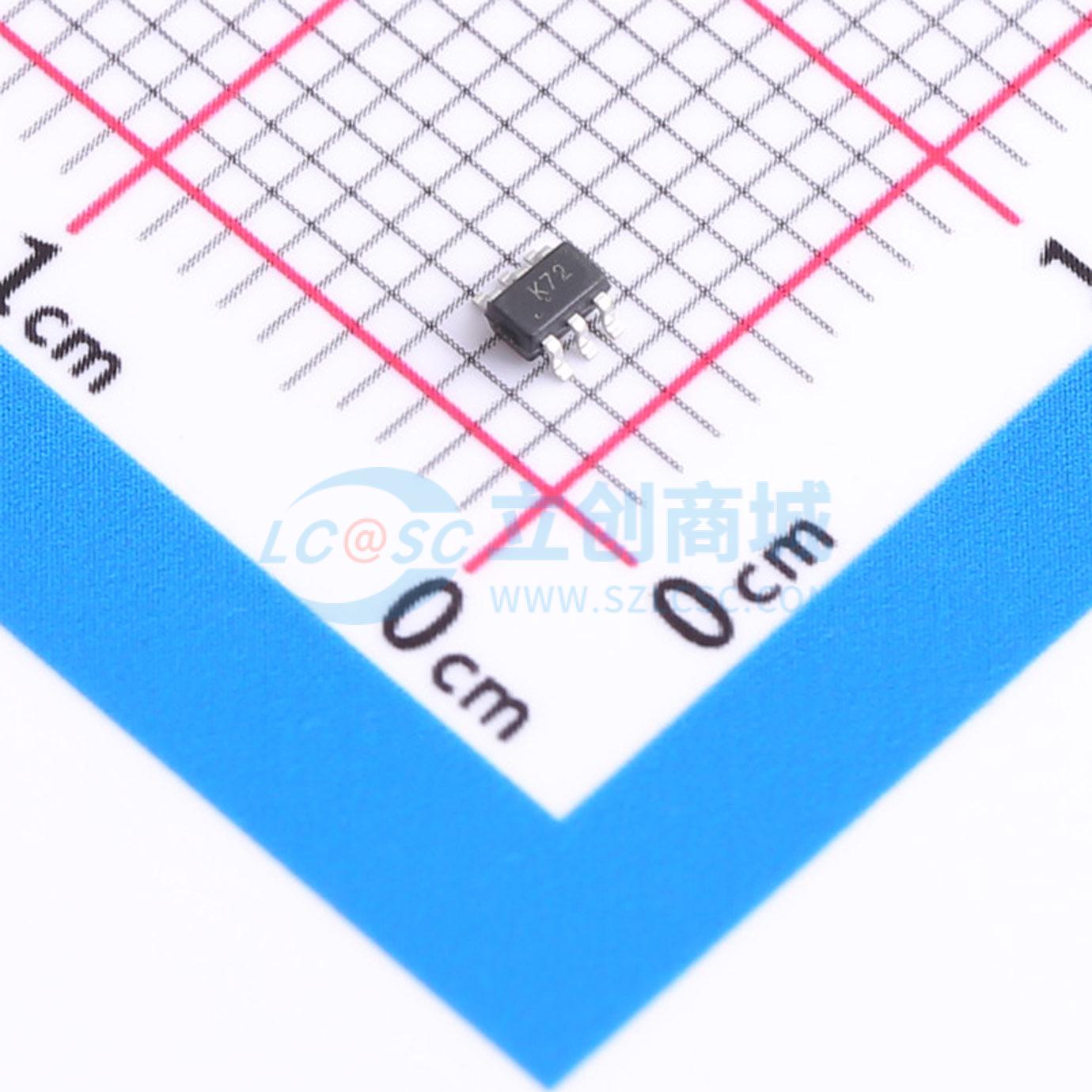 点击查看大图 2N7002DW K72实物图