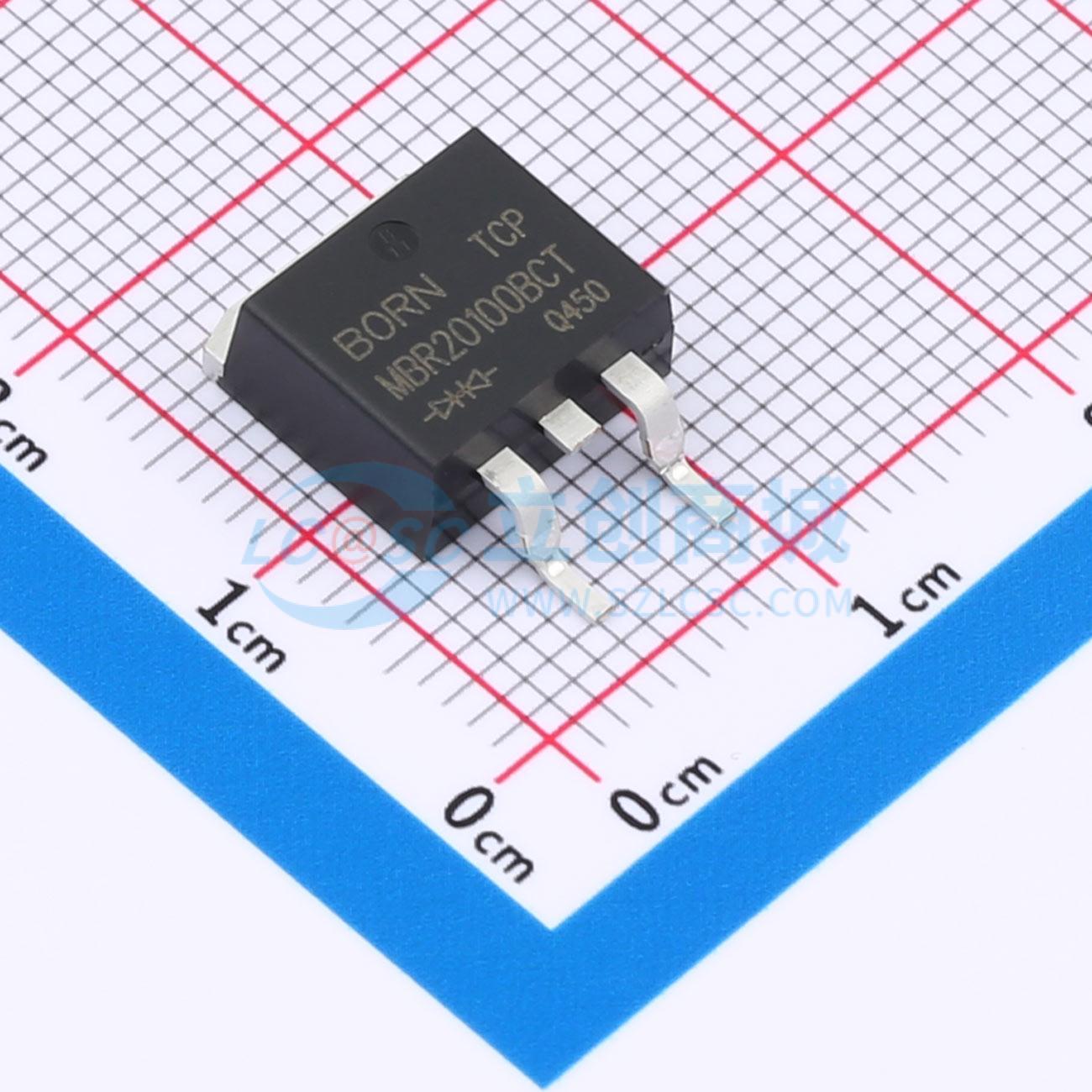 点击查看大图 MBR20100BCT实物图