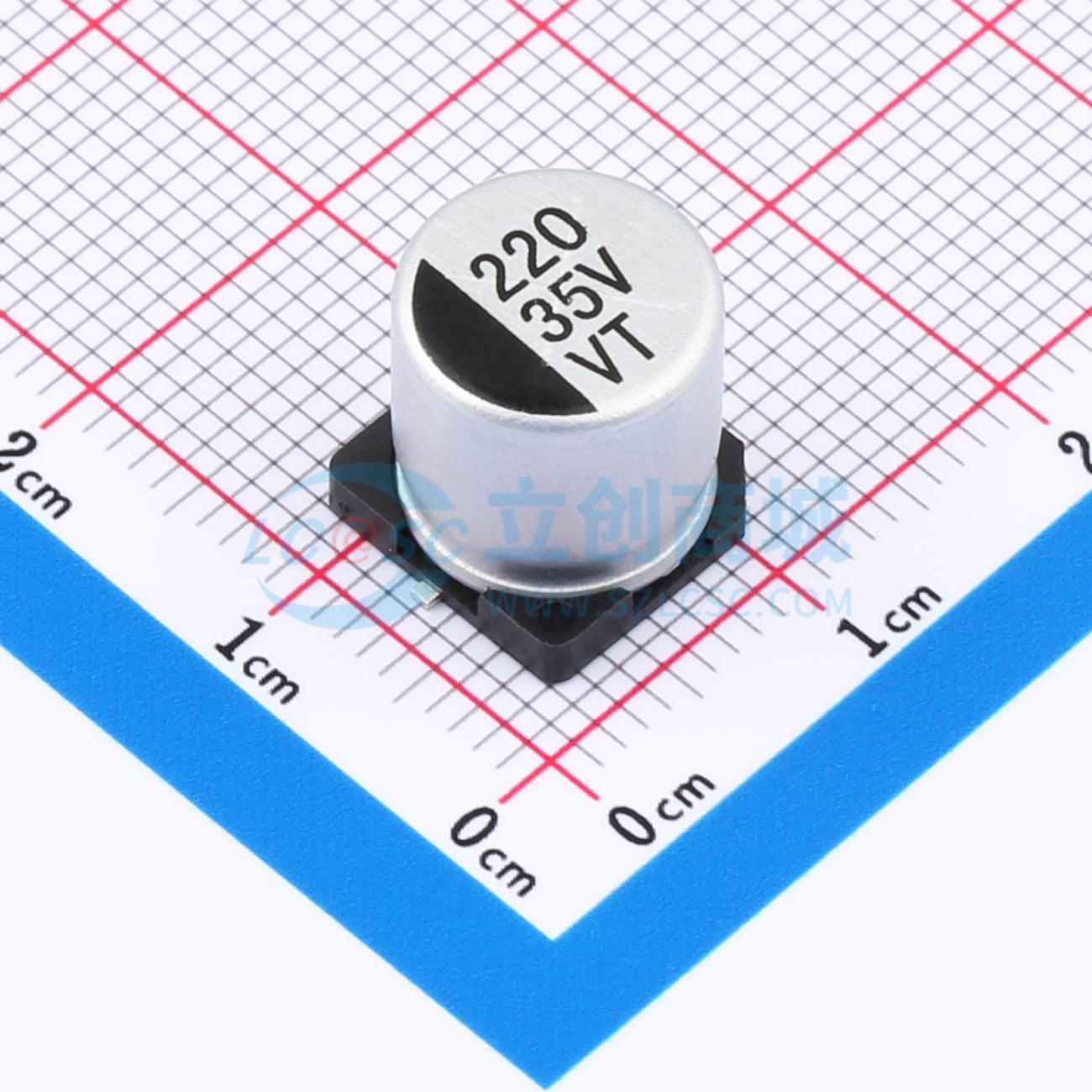 点击查看大图 VT1V221M1010ZY实物图