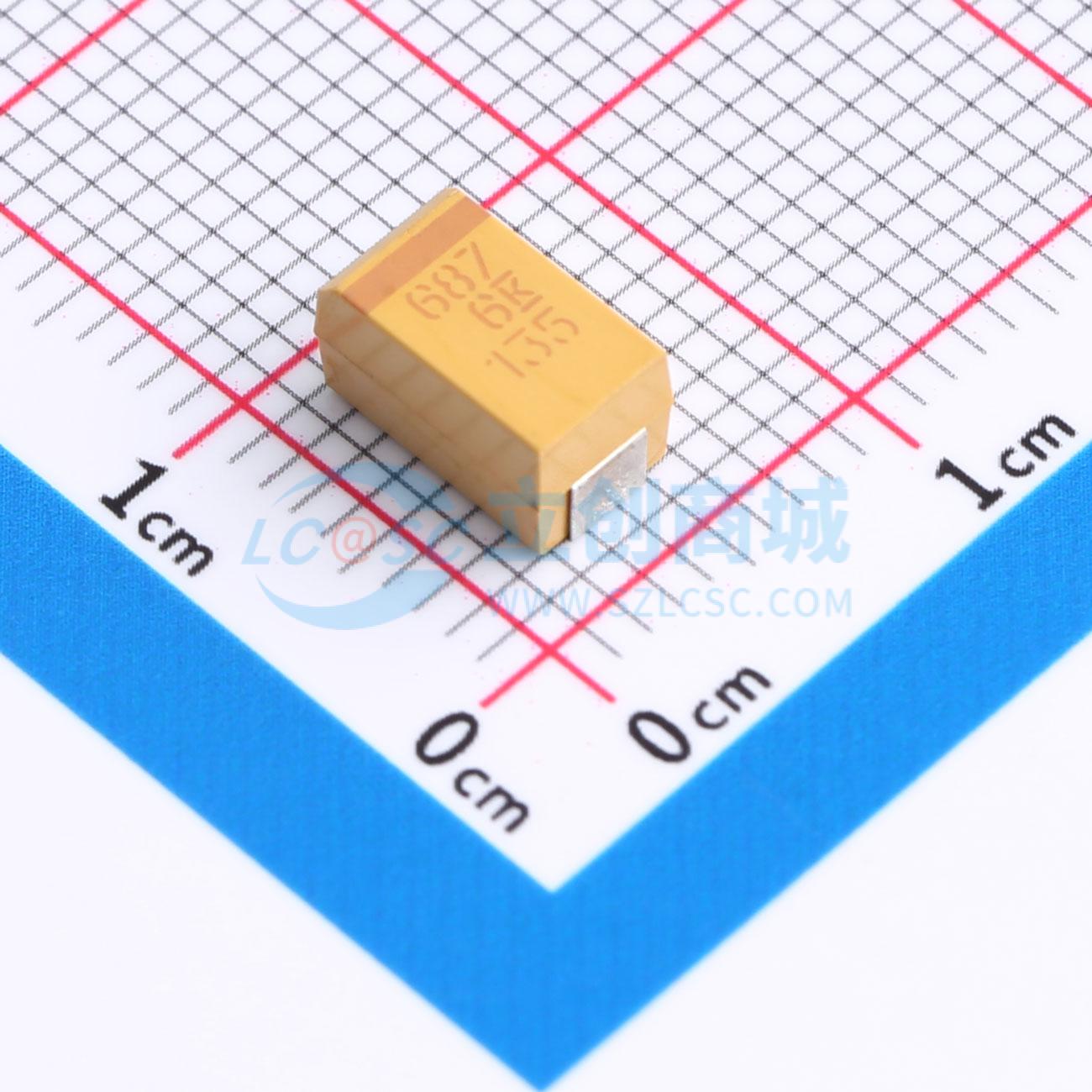 点击查看大图 T491X687K006AT实物图