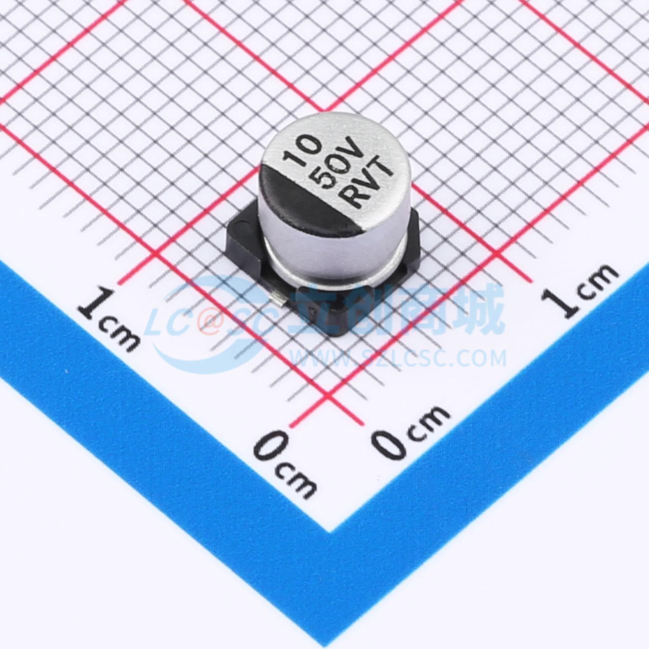 RVT1H100M0605ZY实物图