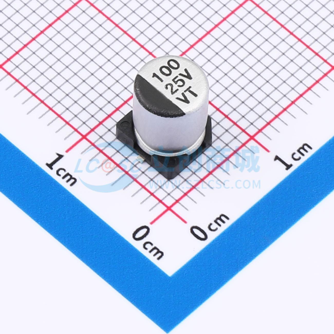 VT1E101M0607ZY实物图