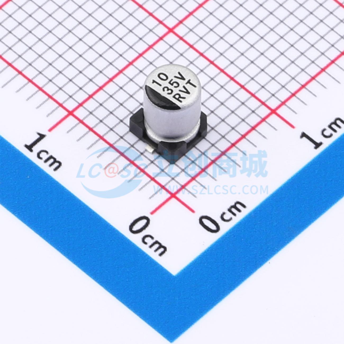 RVT1V100M0405ZY实物图